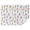 thumbnail image 1 of White Princess Knight Pattern Rectangle Tablecloth 60"x84",Waterproof Polyester Rectangle Table Cloth, Wipeable Spillproof Polyester Tablecloth for Dining, Camping, Indoor and Outdoor, 1 of 5