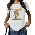 thumbnail image 1 of White Print T Graphic Tees Winter Quote Graphic Melt Ice Design Casual Daily Wear S-5XL Funny Tops, 1 of 5