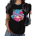 thumbnail image 1 of White Print Tshirt Graphic Tees Shirts 2025 Girls Trip Vibe S-5XL for Daily Outfits Tops, 1 of 5