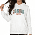 thumbnail image 1 of White Print hoodie Graphic Sweatshirt God Is Good All The Time Daily Casual Comfort Religious Hoodie S-2XL Tops, 1 of 5