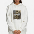 thumbnail image 1 of White Print hoodie Graphic Sweatshirt S-2XL Greek Myth Medusa Print Edgy Feminist Casual Comfort Tops, 1 of 5