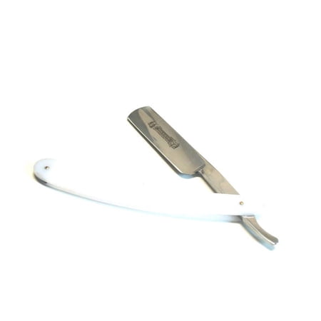 White Professional HASHIR Mens Classic Straight Razor