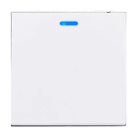 White Pulse Curtain Doorbell Dimmer 20A Water Heater Footlight Blind Cover Fuse Wall Light Switch Backlight DIY Module ,Easy to Installation
