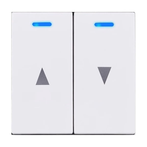 White Pulse Curtain Doorbell Dimmer 20A Water Heater Footlight Blind Cover Fuse Wall Light Switch Backlight DIY Module ,Easy to Installation