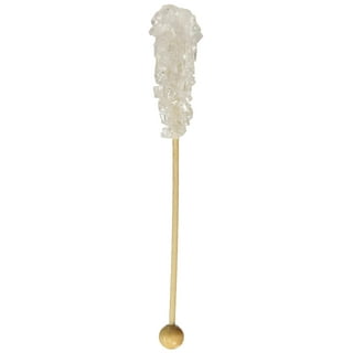 100 Count White Lollipop Sticks, 6-Inch Paper Sucker Sticks for
