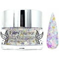 thumbnail image 1 of White Purple Chunky Glitter Dip and Acrylic Nail Powder - Wind Wizard - Fairy Glamor, 1 of 2