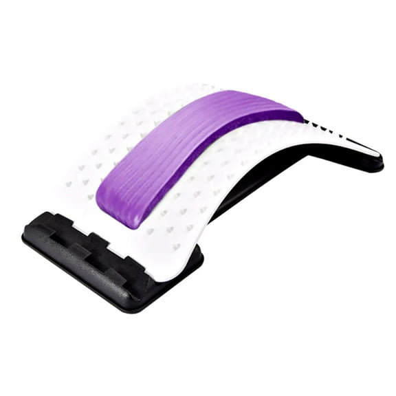 White & Purple Multi-Level Lower Back Stretcher Machine, Back Traction