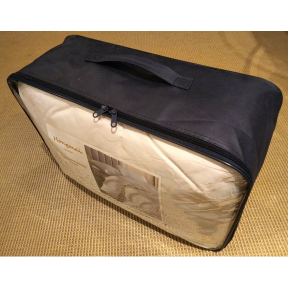 White Queen 100% Natural Duck Down Luxury Comforter Duvet Insert Corner Tab With Carrying Storage Bag