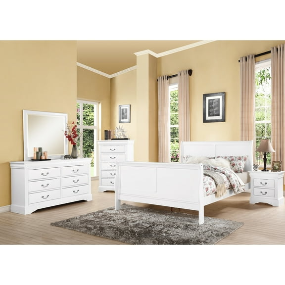 White Queen Bed With A Functional Design And Quality Build For Luxurious Bedroom Optimal Support