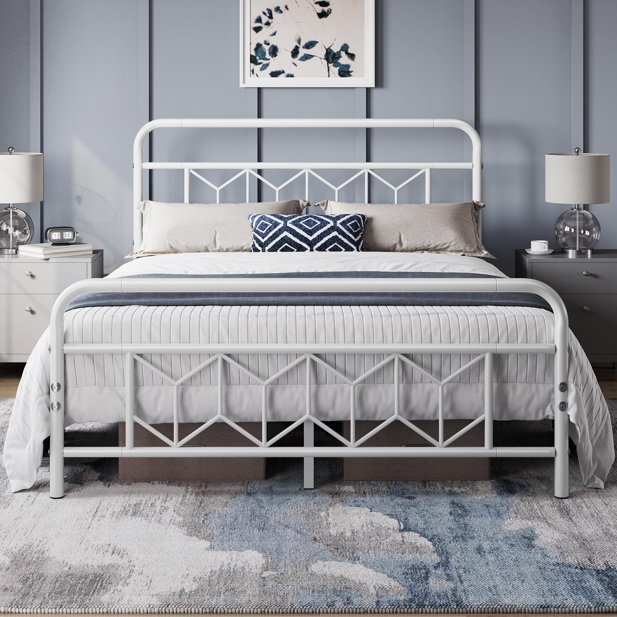 metal platform bed frames