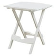 thumbnail image 1 of White Quik Fold Patio Side Table - Resin Outdoor Folding Side Table - Space Saving Design for Small Patios, Dorms & Apartments, 1 of 6