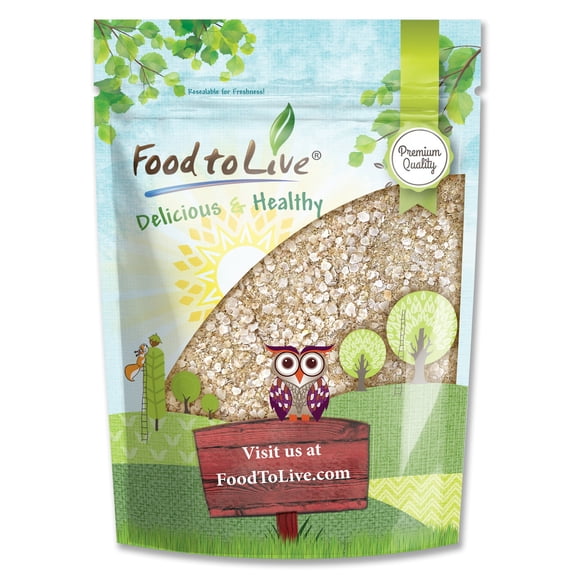 White Quinoa Flakes, 4 Pounds Kosher, Raw, Vegan by Food to Live