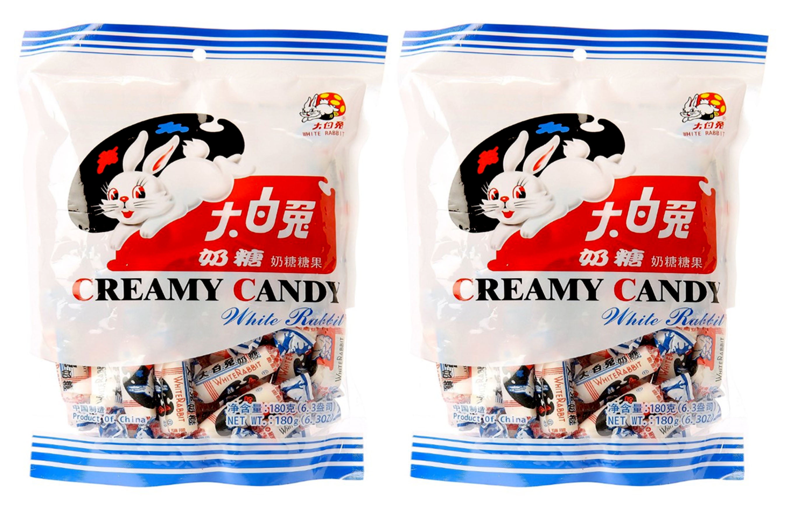 White Rabbit Creamy Milk Candy 6.3 Oz. (Pack of 2)