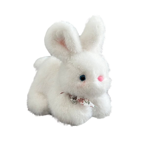 White Rabbit Doll Easter Big Ear Grey Rabbit Doll Store Opening