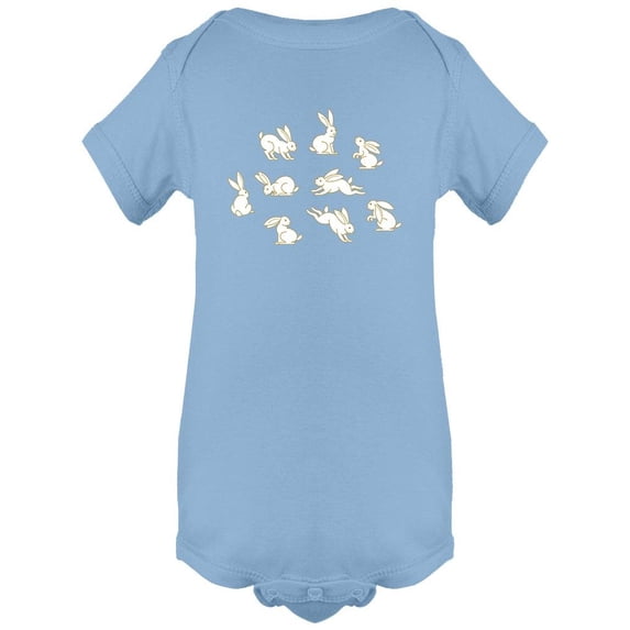 White Rabbits Set Bodysuit Infant -Image by Shutterstock, 6 Months