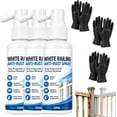 Protection For Guard Railing White Railing Anti-Rust Spray, Rust Shield Spray for Outdoor Railings ...