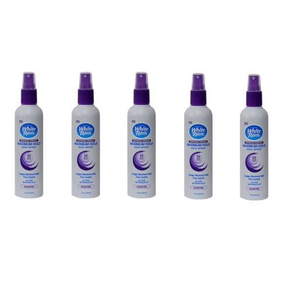 White Rain Non-Aerosol Hair Spray, Maximum Hold, Scented 7 Oz. - Pack of 5