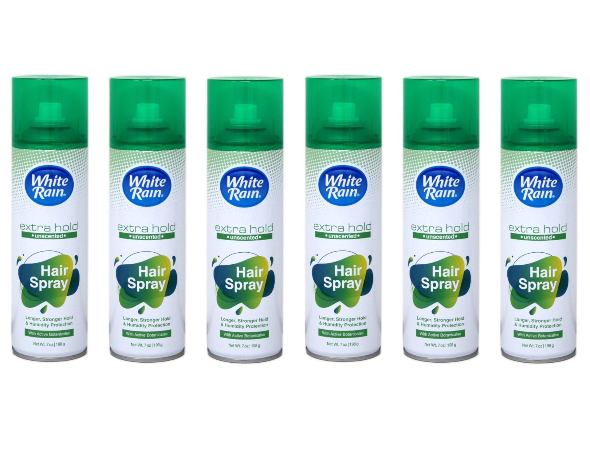 White Rain Unscented Hair Spray, Extra Hold 7 oz (Pack of 6)