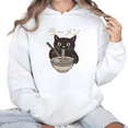 thumbnail image 1 of White Ramen Cat Japanese Graphic Sweatshirt Print hoodie womans S-2XL Casual Tops, 1 of 4