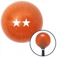thumbnail image 1 of White Rear Admiral Upper Half Orange Metal Flake Shift Knob with M16 x 1.5 Insert, 1 of 1