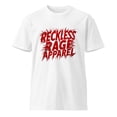 thumbnail image 1 of White Reckless Rage Apparel Unisex Crew Neck, 1 of 7