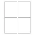 thumbnail image 1 of 4" x 5" White Rectangle Laser Labels - 400 Per Case, 1 of 1