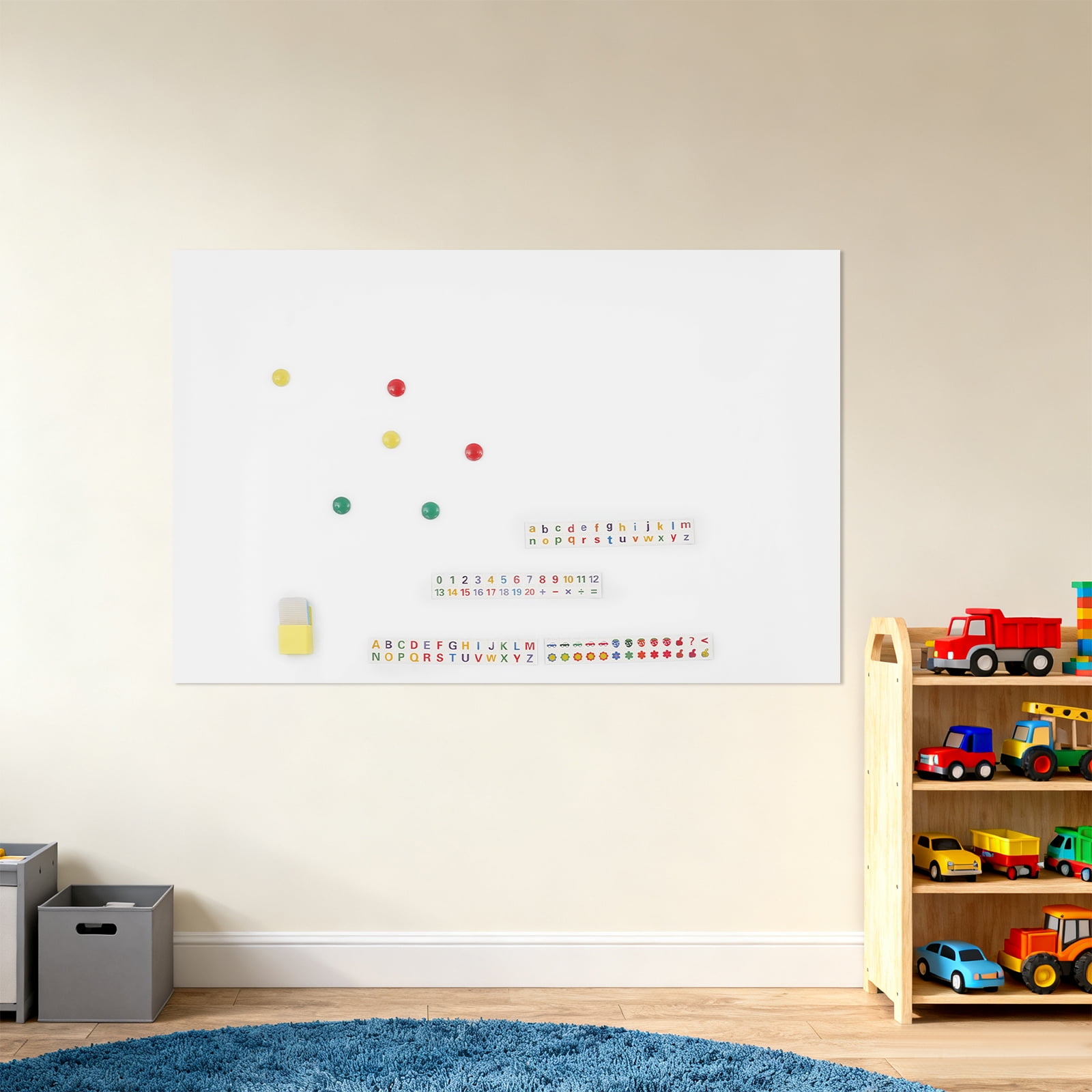 White Rectangle Magnetic Whiteboard, Magnetic Whiteboard For Office And Home, Whiteboard For Home Office
