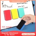 thumbnail image 1 of White Rectangular Cloth Eraser Chalkboard Dry Erase Board Classroom Supplies Teacher Tool 1pc, 1 of 9