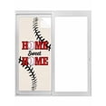 thumbnail image 1 of White Red Baseball Window Privacy Film, Modern Art Funny Words Static Cling UV Sun Blocking Tint Film Heat Control Windows Films for Bedroom Bathroom, Window Stickers 29.5"x78.7", 1 of 7