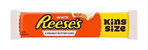 White Reese's Peanut Butter Cups King Size - Kids Favorite Snack -2.8 Oz (18 …