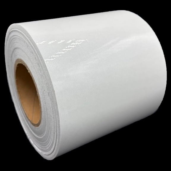 White Reflective Tape 680 Type 1 Engineer Grade 6" Reflects White (Ultra Bright) Scotchlite Thin & Flexible (6" x20')