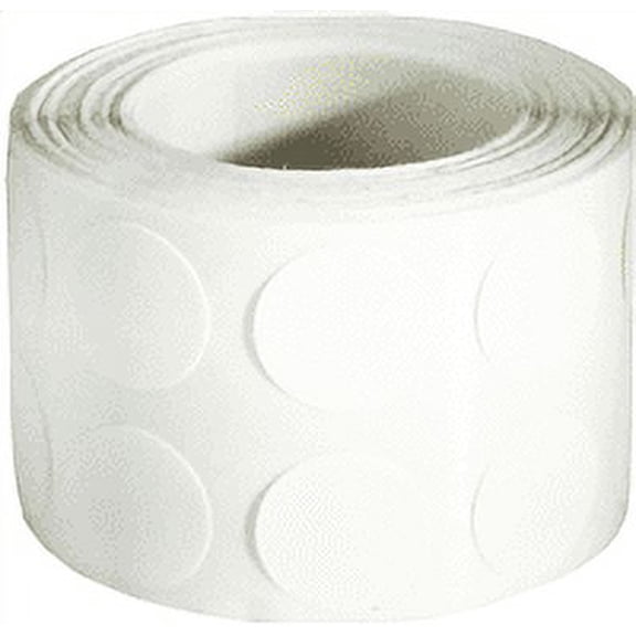 White Removable Color Coding Dot Labels | 0.5" Inch | 1,000 Pack