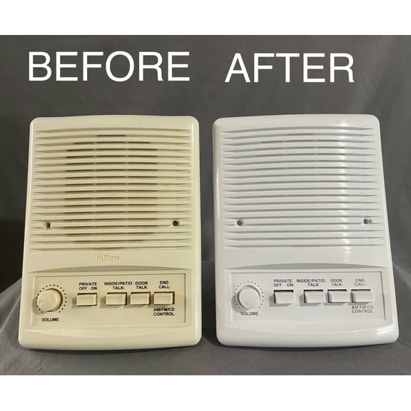 White Replacement Faceplate for NuTone Intercom ISA-445 IS-445 ISA-449 IS-405