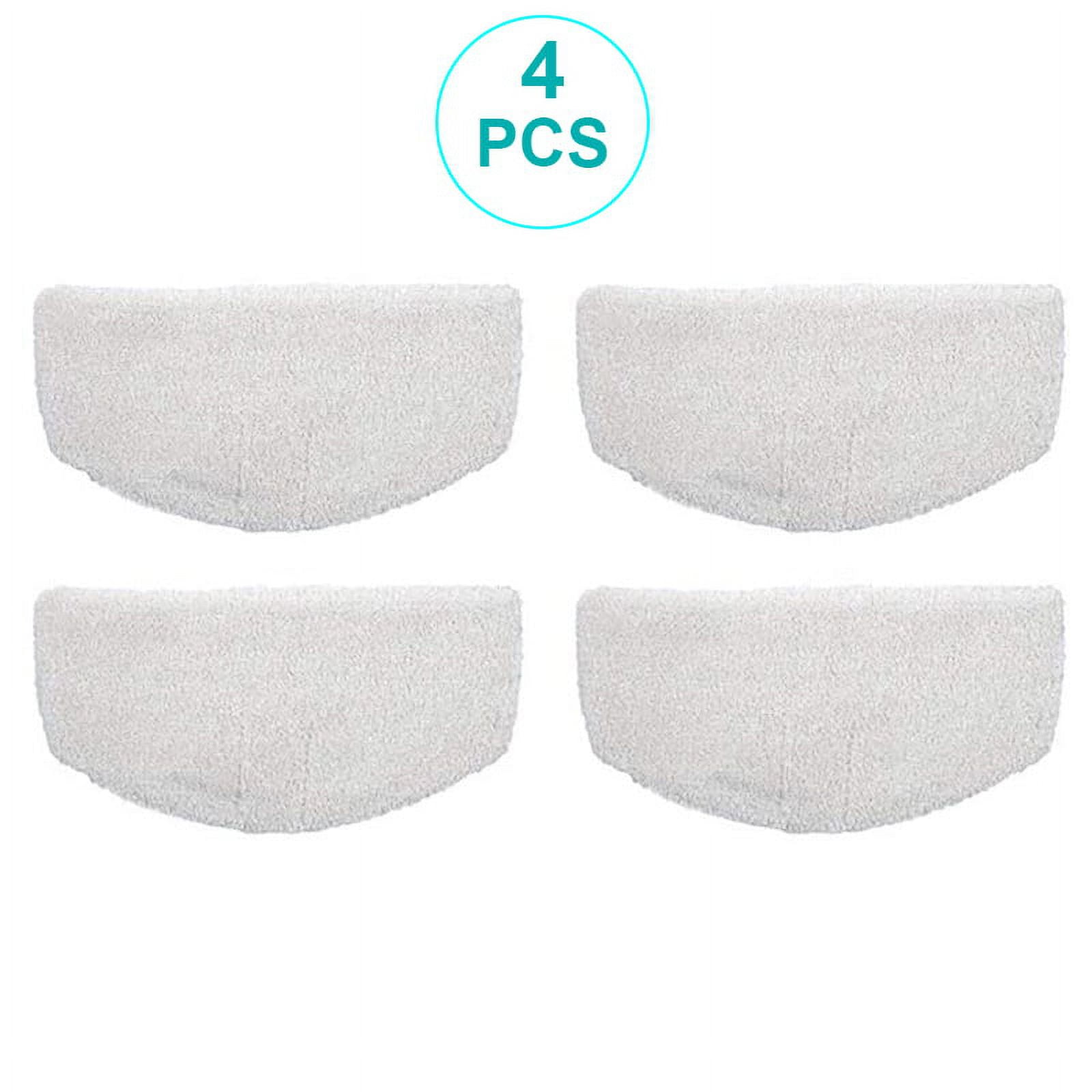 White Replacement Steam Mop Pads for Bissell Powerfresh Hard Floor