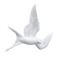 thumbnail image 1 of White Resin Birds Wall Decor ,Nordic Hanging 3D Sparrow Wall Art, Swallows Wall Sculptures for Office Living Room Patio Indoor Backyard , To right, 1 of 8
