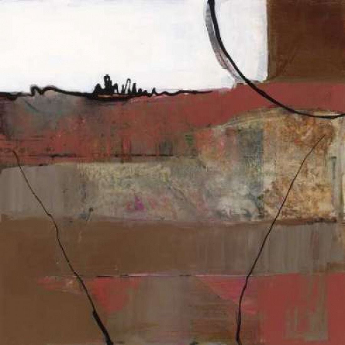White Resonance II Canvas Art - Leslie Bernsen (24 x 24)