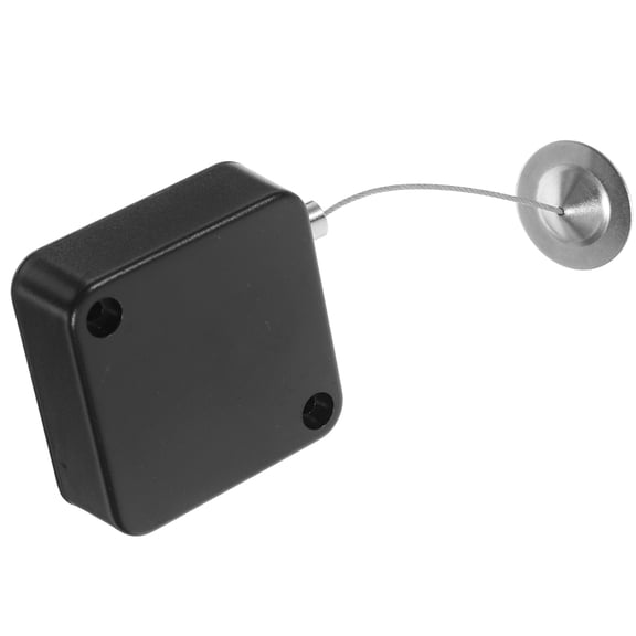 White Retractable Cable Organizer with Automatic Wire Retraction, ABS Plastic Cord Management Solution