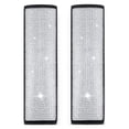 thumbnail image 1 of White Rhinestone Seat Belt Strap Covers, 1 of 3