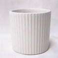 thumbnail image 1 of MDR Trading Inc. AI-CE85-298_Q01 White Ribbed Planter, 1 of 1