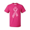 Walmart Men's TShirt Apparel Breast Cancer Awareness White Ribbon