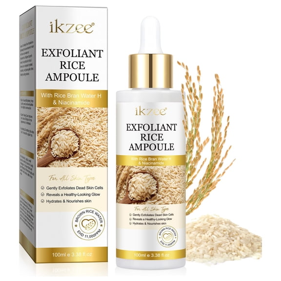 White Rice Exfoliant for Face and Body, Pore Minimizing Gentle Peel & Deep Hydration for All Skin - 100ml
