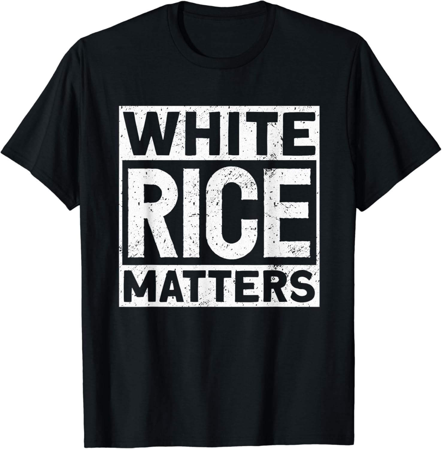 White Rice Matters Carbohydrate Asian Food Rice T-Shirt - Walmart.com