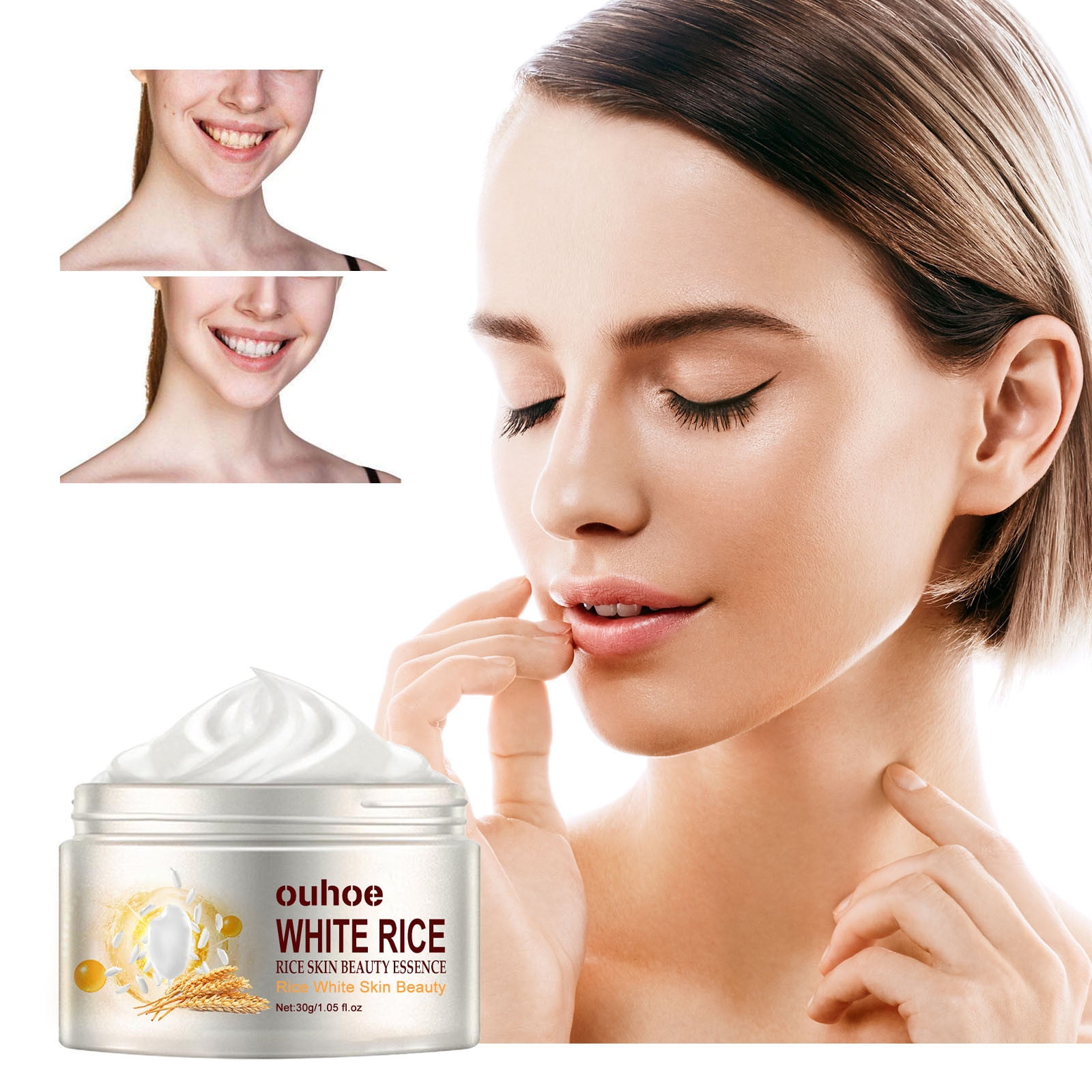 White Rice Skin Beauty Moisturizing Cream Improves Skin's Moisturing Barrier Deeply Nourishes