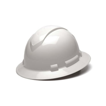 White-Ridgeline Full Brim 4 Pt Ratchet Suspension