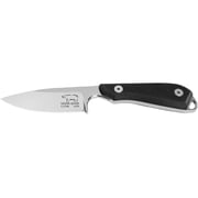 White River Knives M1 Pro Fixed Blade Knife 3" Drop Point CPM S35VN Stonewashed Blade G-10 Handle Black