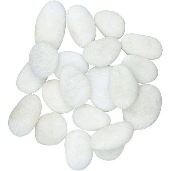 White River Rocks for Painting  20 Big Rocks, 2 - 3.5 Inch Flat Smooth Stones, about 6 LB. of Craft Rocks for Rock Painting, Kindness Stones, Painting Rocks Supplies for Adults and Kids