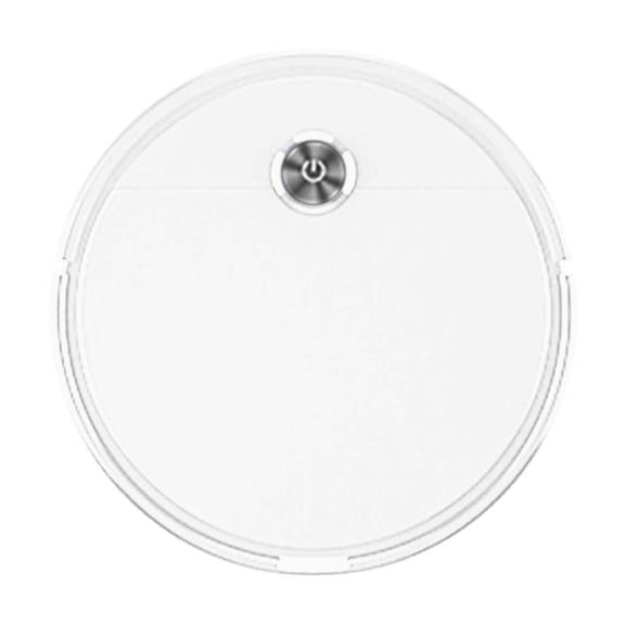 White Robotic Vacuum Cleaner, Sweeping And Mopping Robot With Water Tank, Automatic Self-Charging With Remote Control For Hard Floors, Low-Profile Smart Sweeper For Home Use, 12.6X2.2In