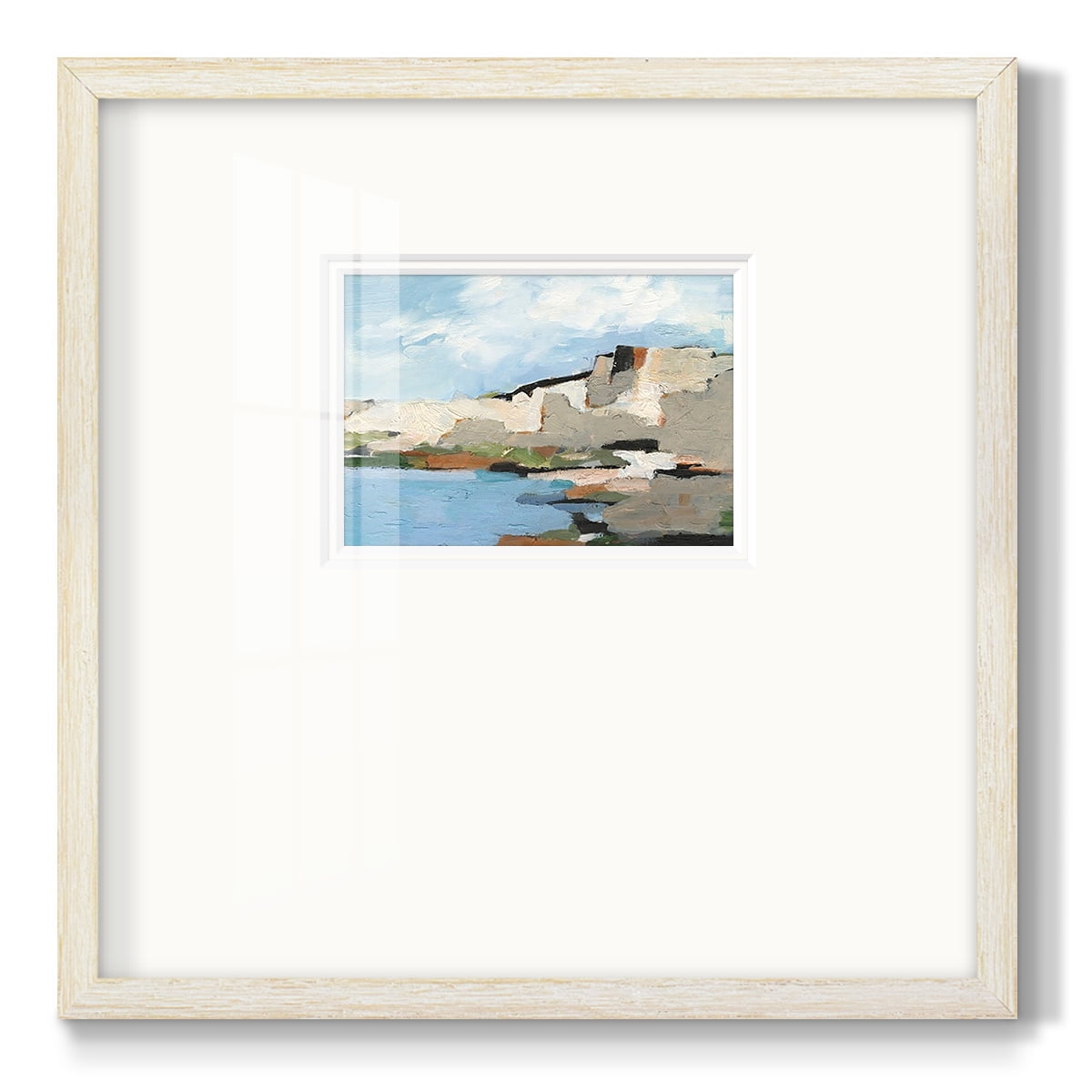 White Rock Cliffs IIPremium Framed Print