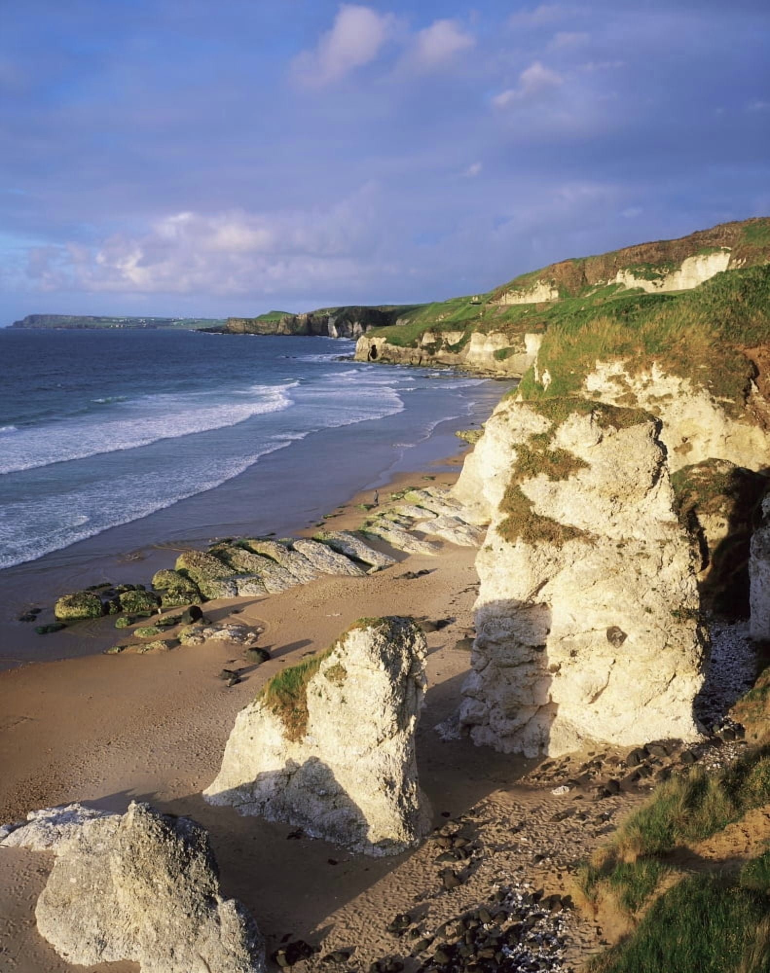 White Rocks Beach Between Portrush & Dunluce Co Antrim Ireland Canvas Art - The Irish Image Collection Design Pics (13 x 17)