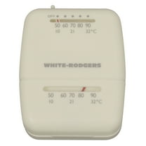 White-Rodgers 1C20101S1 White Rodgers Heating Thermostat - White